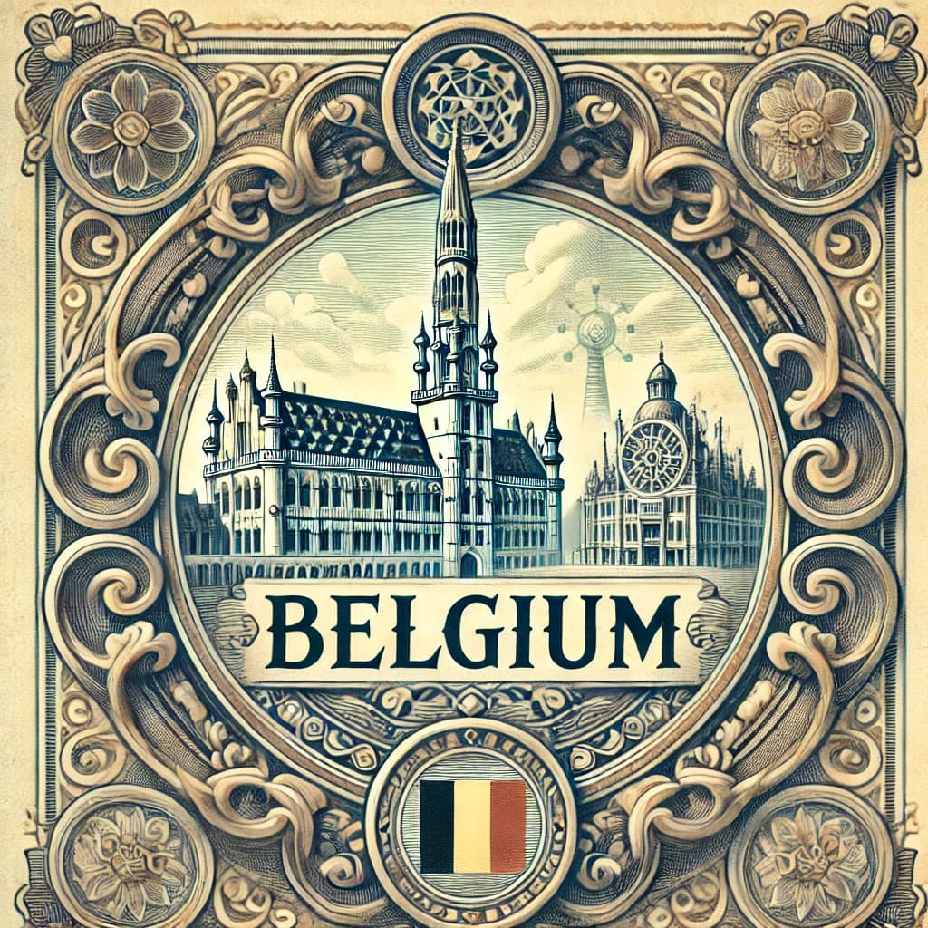 Belgium passport stamp