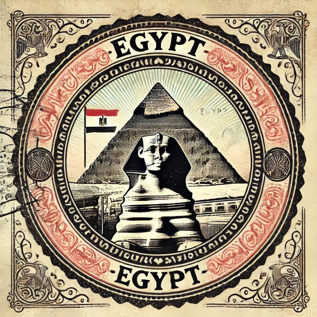 Egypt passport stamp