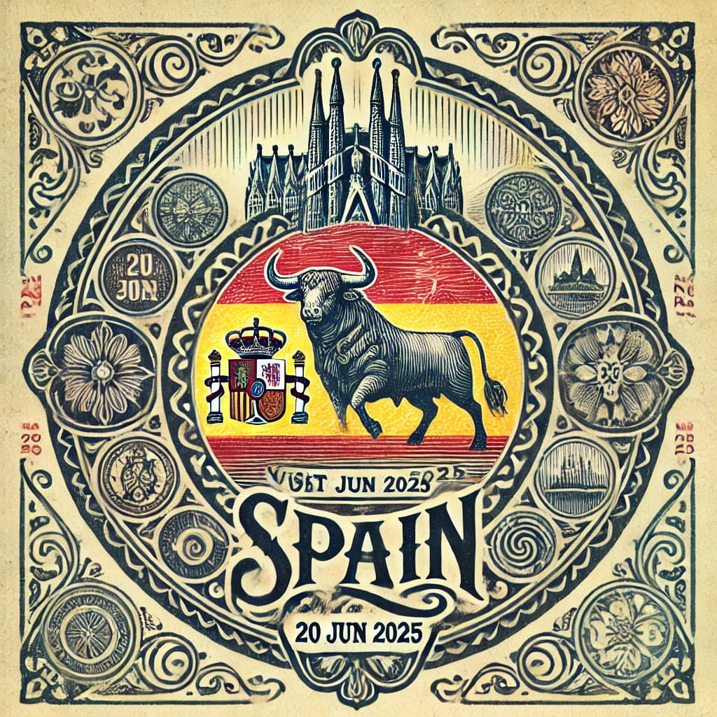 Spain passport stamp