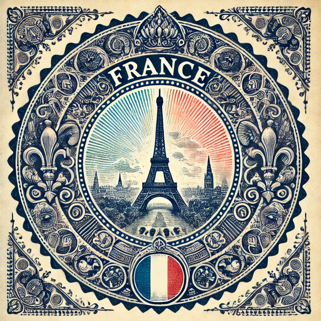 France passport stamp
