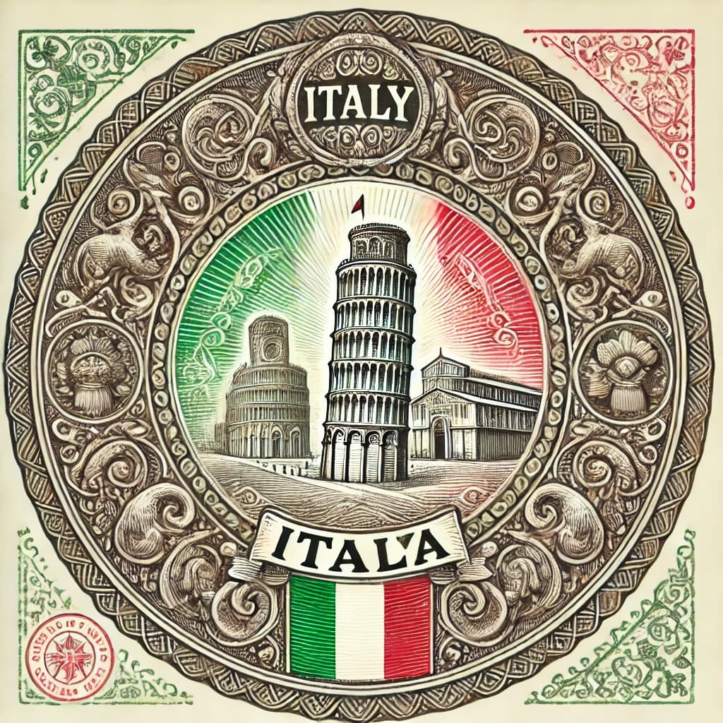 Italy passport stamp
