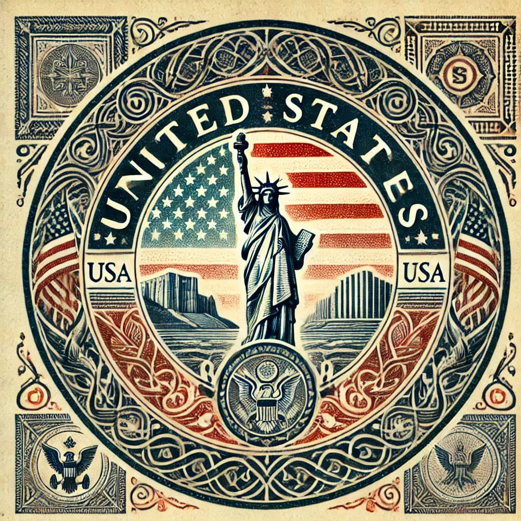 United States passport stamp